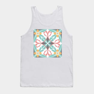 Vector ceramic tiles with seamless pattern Tank Top